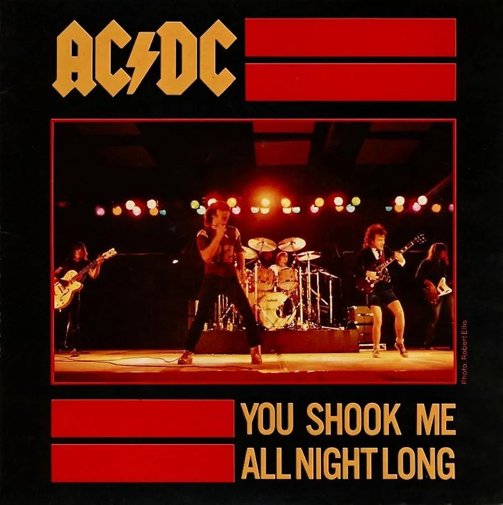 نت و تبلچر You Shook Me All Night Long AC/DC
